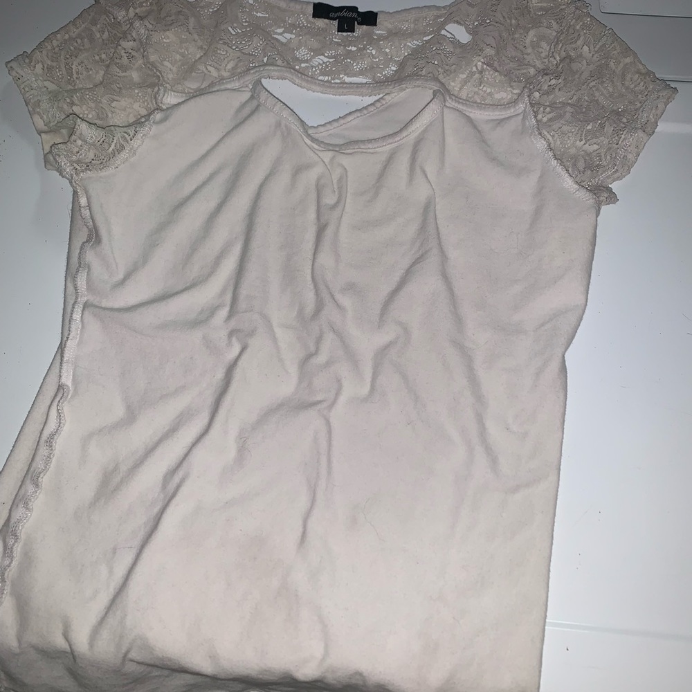 White Lacey Shirt